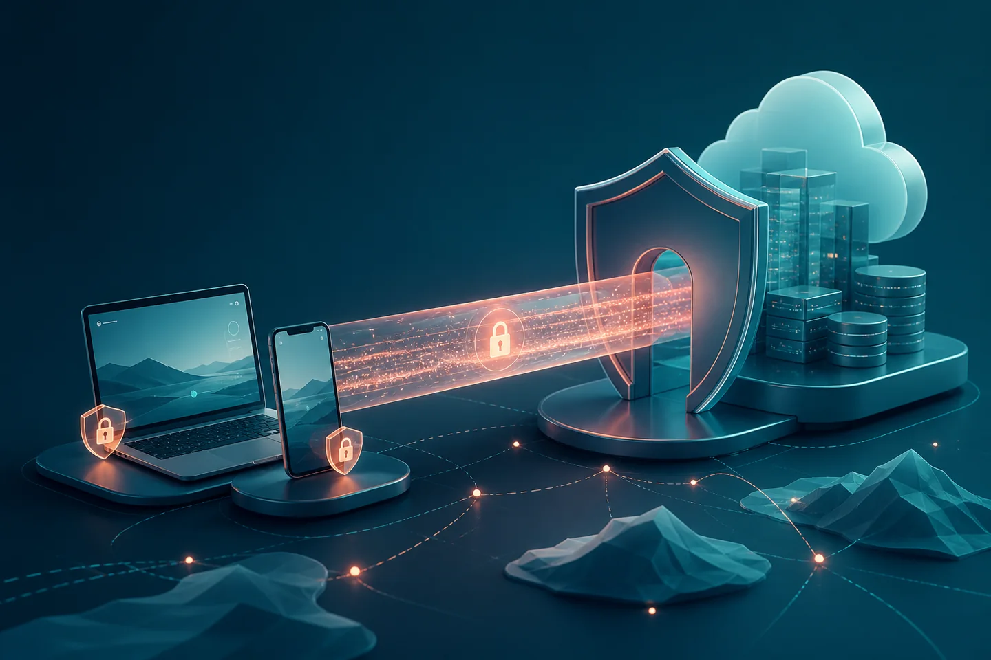 Servers and services organized through Proxmox VE